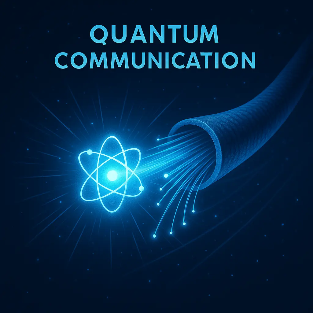 Comunicación cuántica a través de fibra óptica