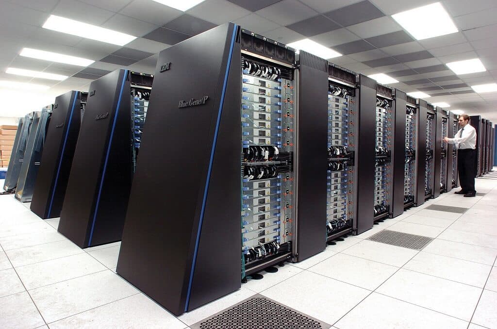 Tipos de ordenadores - IBM Blue Gene P Supercomputadora