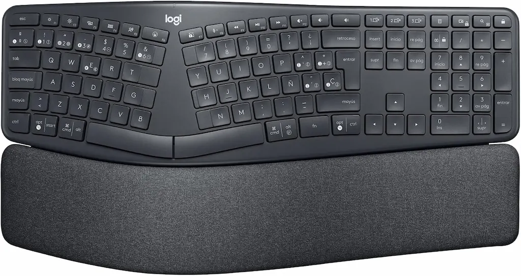 Logitech ERGO K860, teclado ergonómico dividido para oficina