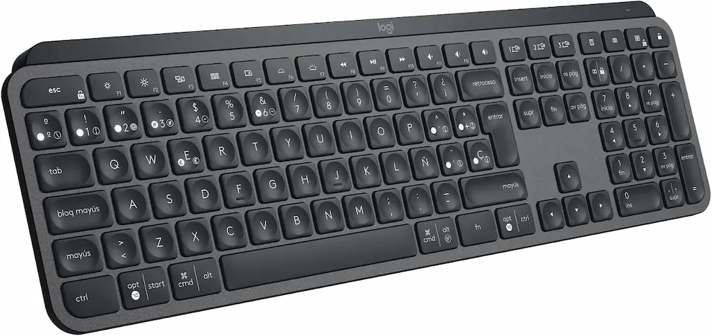 Logitech MX Keys S, teclado inalámbrico de oficina con teclado numérico