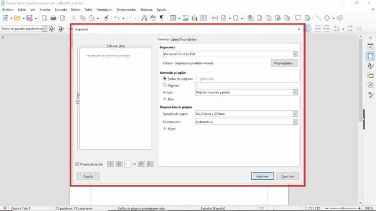 Ctrl+P: imprimir y guardar en PDF (Win/Mac)
