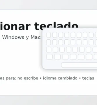 Solucionar problemas teclado guía rápida en Windows y Mac