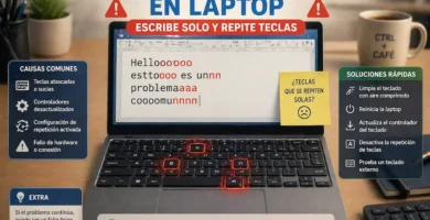 Teclado de oficina fallando en laptop escribe solo y repite teclas (soluciones rápidas)
