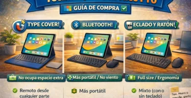 Teclado para Surface Pro con trackpad para trabajo remoto y estudio en USA