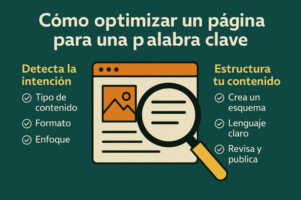 como optimizar una pagina para una palabra clave