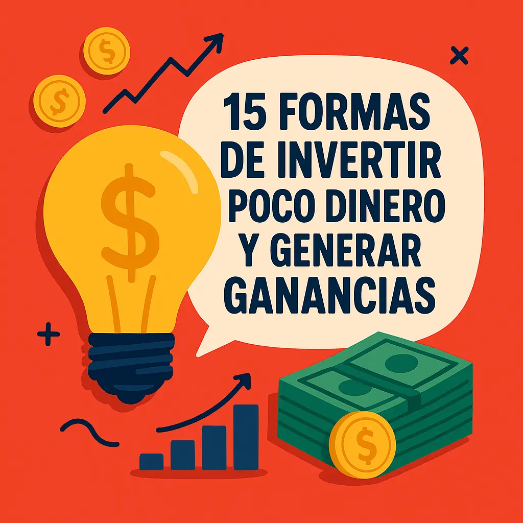 en que se puede invertir poco dinero y generar ganancias