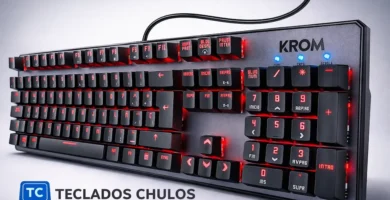 Teclado mecánico Krom Kernel NXKROMKRNL con iluminación RGB y layout español