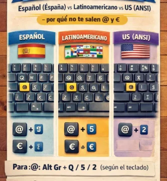 layout teclado español latinoamericano us
