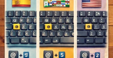 layout teclado español latinoamericano us