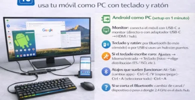 modo escritorio en android