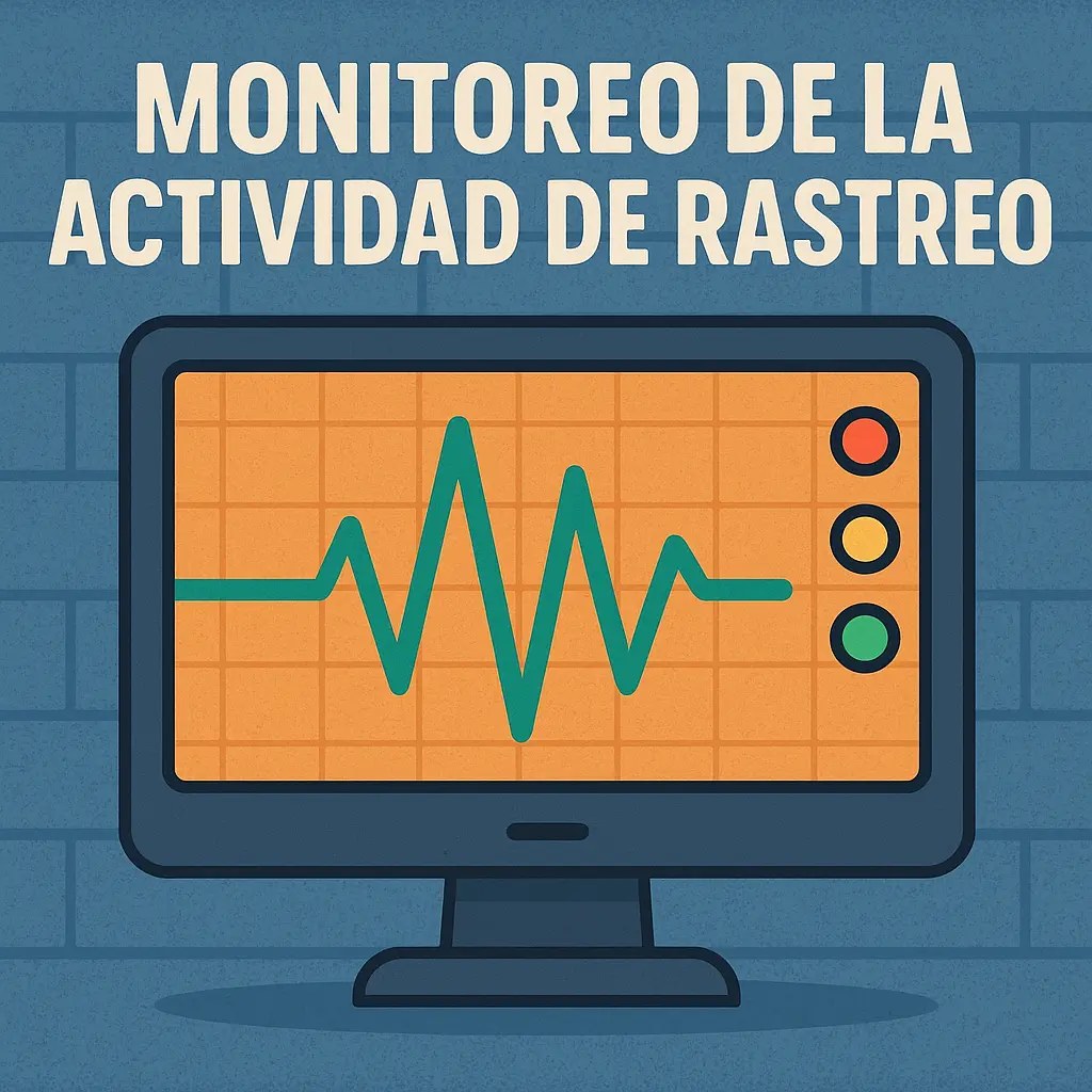 monitoreo de la actividad de rastreo