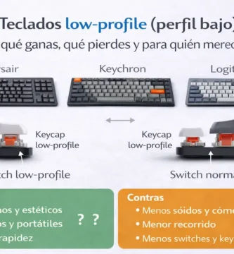 teclados perfil bajo